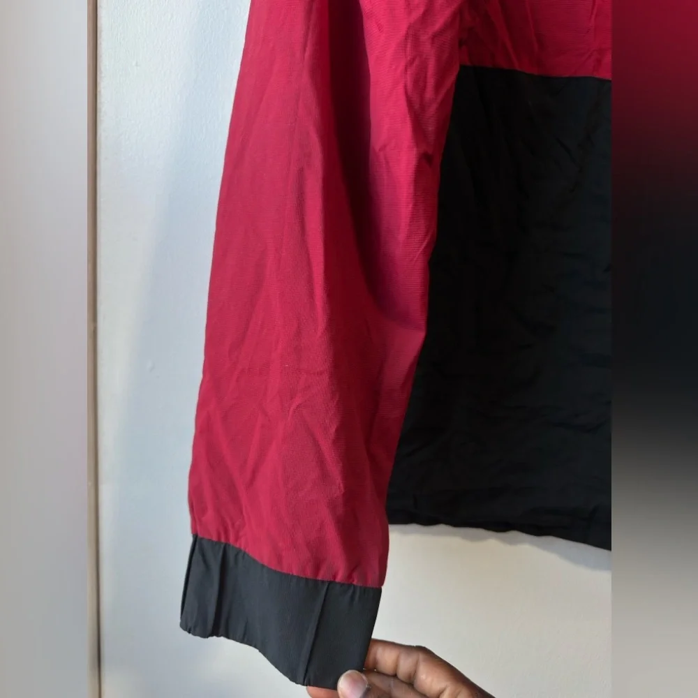 True Religion Red and Black Windbreaker